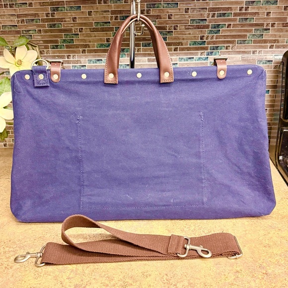 Line of Trade Weekender blue canvas bag - Picture 4 of 8
